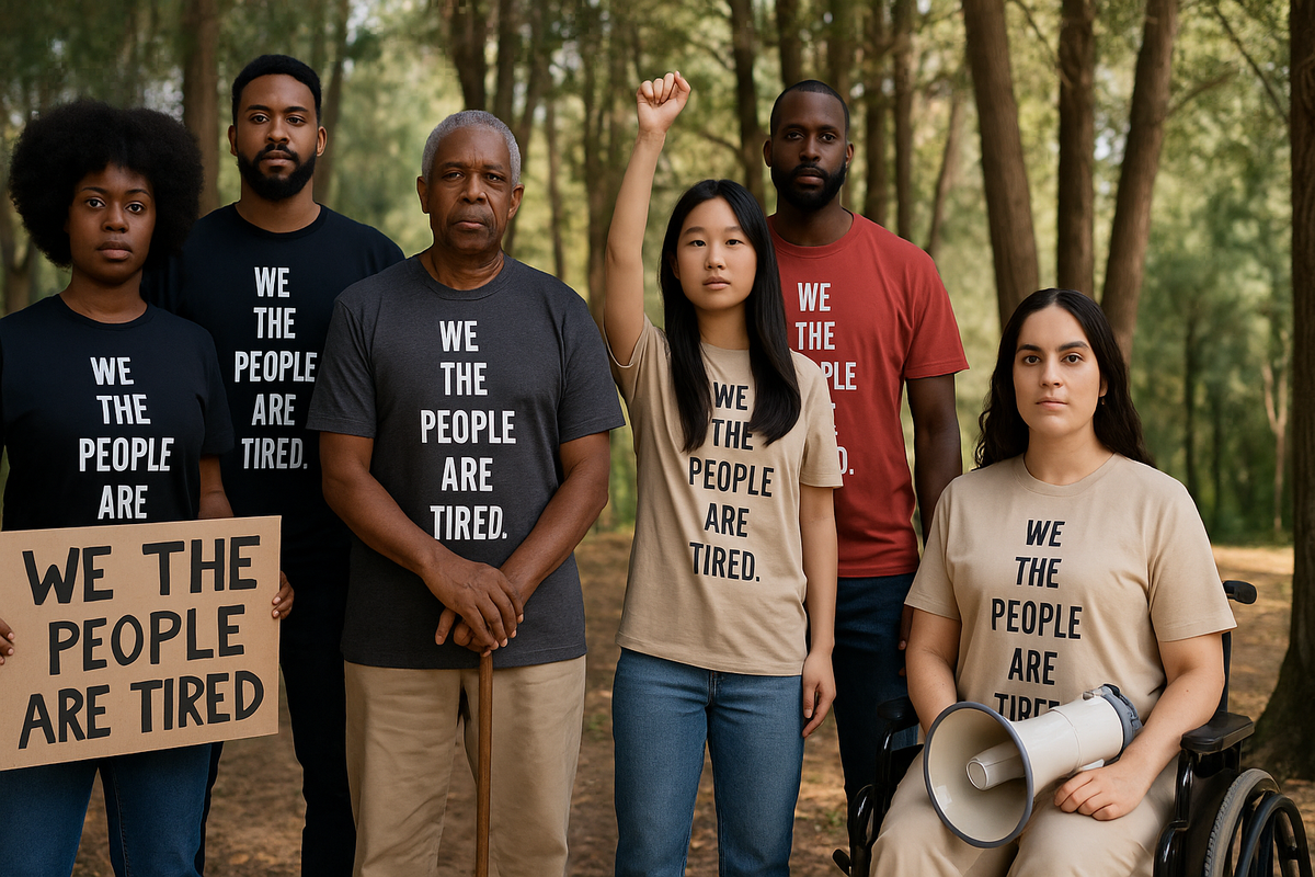 We The People
Are Tired.